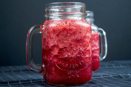 Juice in a mason jar